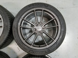 20" Velgen VF5 Grey Forged Concave Wheels Rims Michelin Tires Fits Ford Mustang