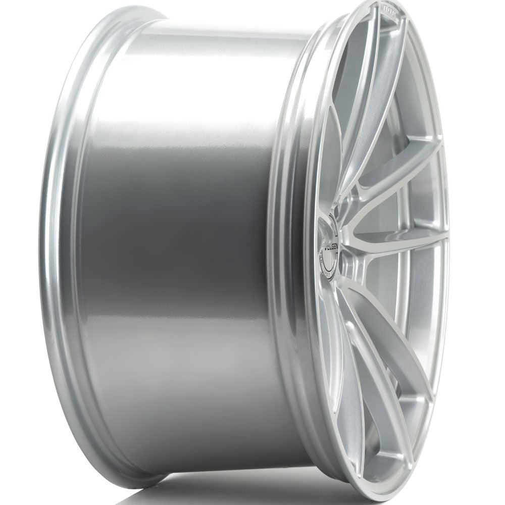 19" Velgen VF5 Gloss Silver 19x10 19x11 Concave Wheels Rims Fits Ford Mustang GT