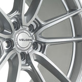 19" Velgen VF5 Gloss Silver 19x10 19x11 Concave Wheels Rims Fits Ford Mustang GT