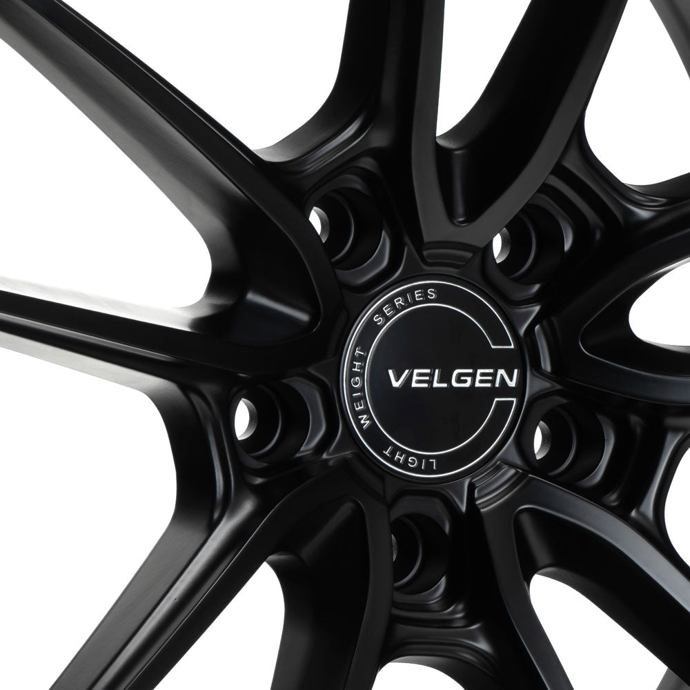 19" Velgen VF5 Satin Black Concave Wheels Fits Infiniti Q40 Q50 Q50S