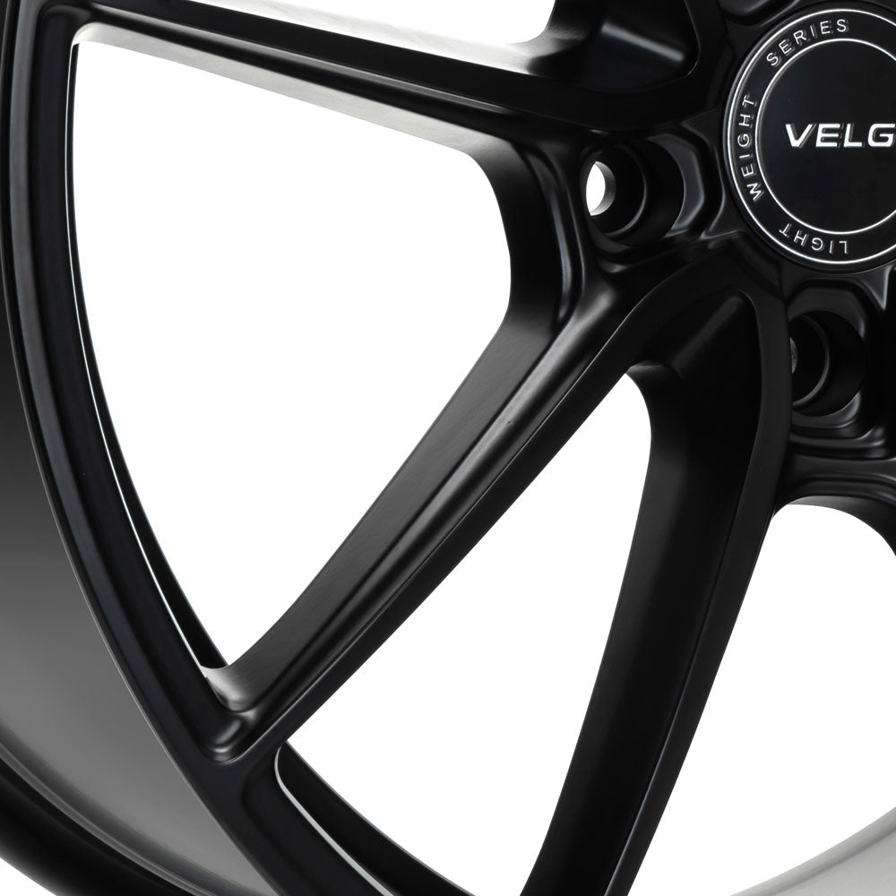 19" Velgen VF5 Satin Black Concave Wheels Fits Infiniti Q40 Q50 Q50S
