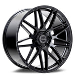 24" Velgen VFF9 Black 24x10 Concave Wheels Fits GMC Sierra