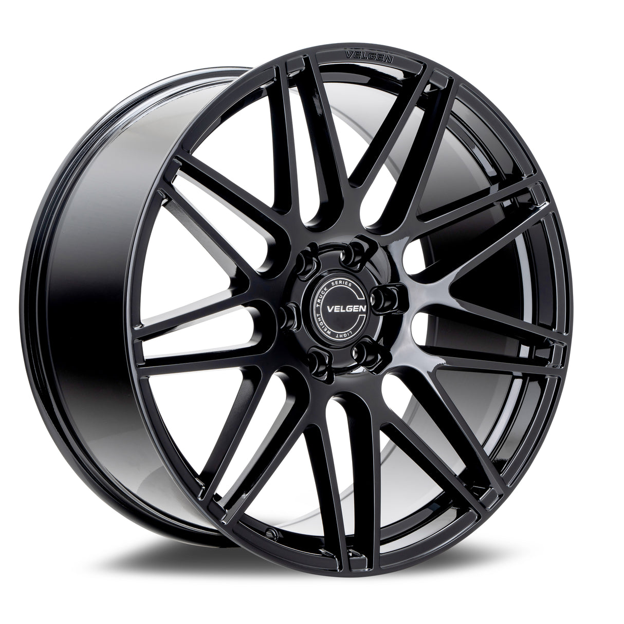 24" Velgen VFF9 24x10 Gloss Black Concave Wheels Rims Fits Tesla Cybertruck