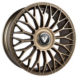 Vertini Luxury VL1 22x9 22x10.5 Brushed Dual Bronze Wheels