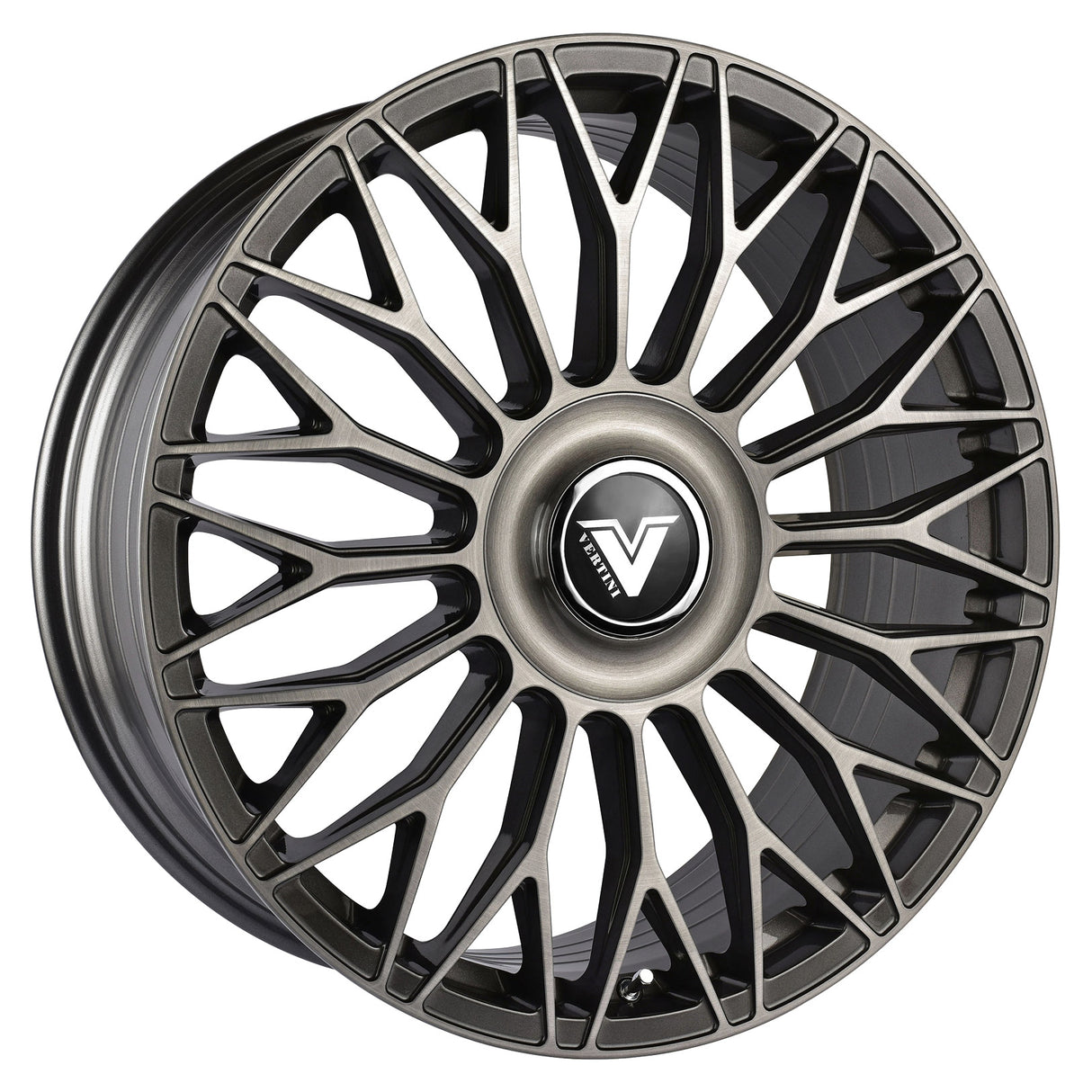 Vertini Luxury VL1 22x9 22x9 Brushed Dual Gunmetal Wheels