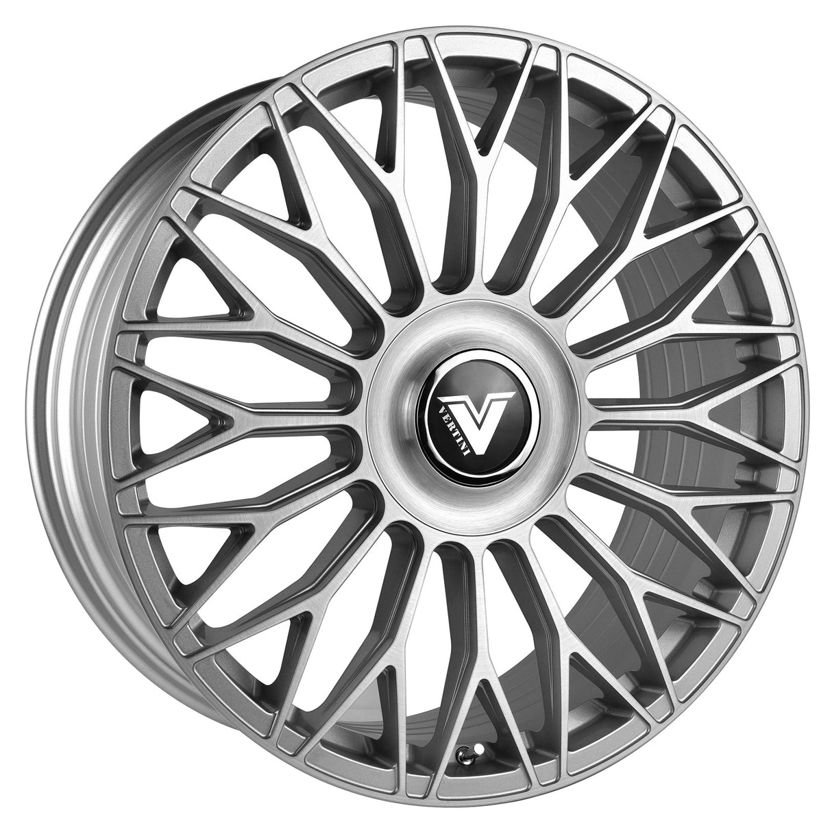 Vertini Luxury VL1 22x9 22x9 Brushed Silver Wheels