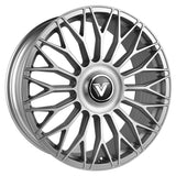 Vertini Luxury VL1 22x9 22x9 Brushed Silver Wheels