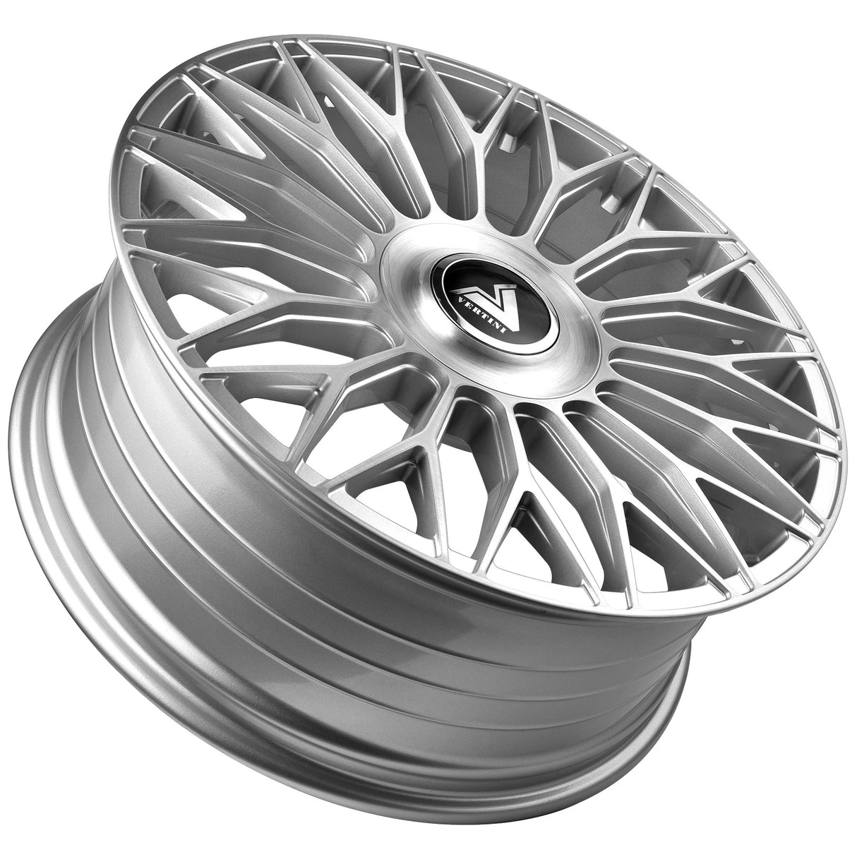 Vertini Luxury VL1 22x9 22x9 Brushed Silver Wheels