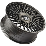 Vertini Luxury VL2 24x10 24x10 Brushed Dual Gunmetal Wheels