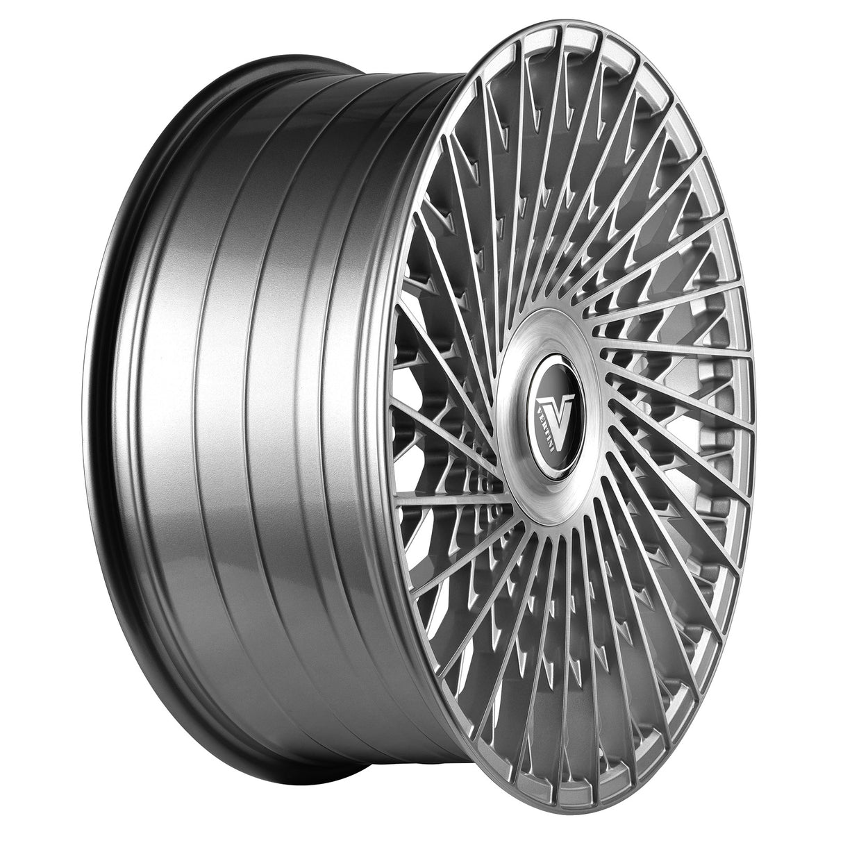 Vertini Luxury VL2 24x10 24x10 Brushed Silver Wheels