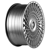 Vertini Luxury VL2 24x10 24x10 Brushed Silver Wheels
