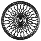 Vertini Luxury VL2 24x10 24x10 Gloss Black Wheels
