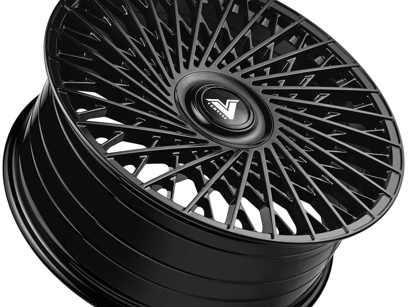 Vertini Luxury VL2 24x10 24x10 Gloss Black Wheels