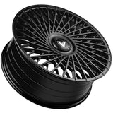 Vertini Luxury VL2 24x10 24x10 Gloss Black Wheels