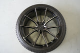 22" VERTINI RF1.2 BLACK FLOW FORM CONCAVE WHEELS RIMS FITS JAGUAR F-PACE