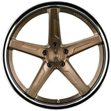 20" Vertini RFS1.7 Bronze 20x9 Rims Wheels Fits Audi TT TTS