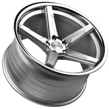 20" Vertini RFS1.7 Silver 20x9 20x10.5 Wheels Rims Fits Benz SL500 SL550 SL63