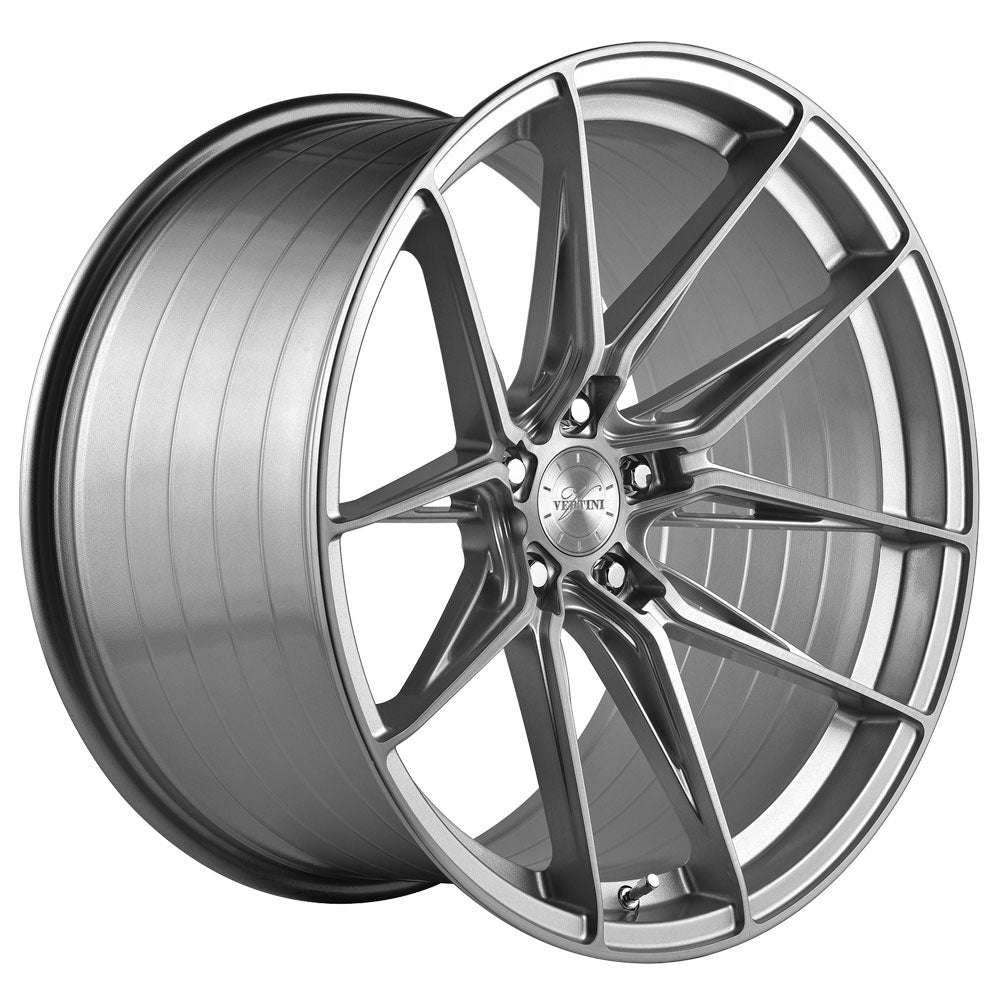 20" Vertini RFS1.8 Silver 20x10 20x11 Concave Wheels Rims Fits Ford Mustang GT