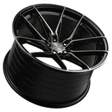 20" Vertini RFS1.8 Black 20x9 Forged Concave Wheels Rims Fits Volkswagen Passat
