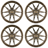 19" Vertini RFS1.8 Bronze 19x8.5 19x9.5 Wheels Rims Fits Chevrolet Camaro