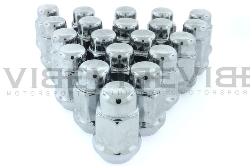 Chrome 3/4 Hex Lug Nuts 14x1.5