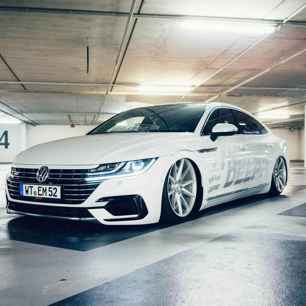 19" Vossen VFS-1 Silver 19x9 Forged Concave Wheels Rims Fits Volkswagen CC