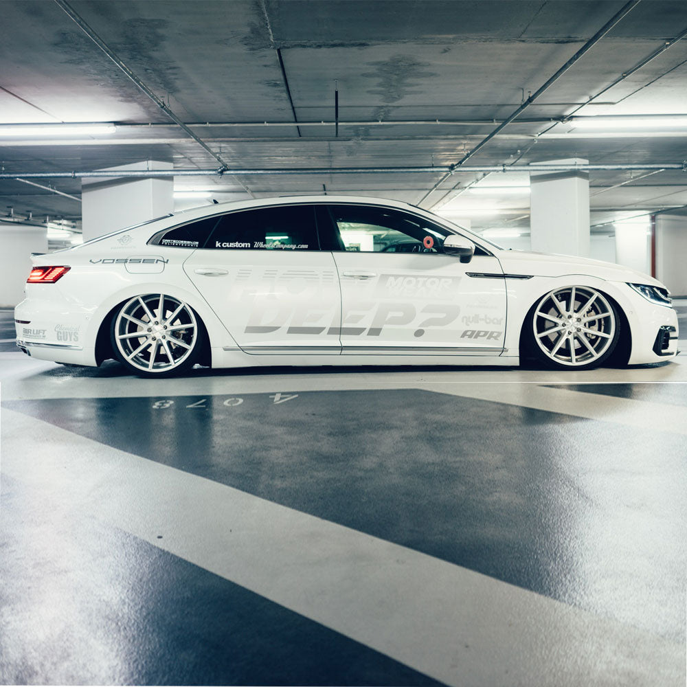 19" Vossen VFS-1 Silver 19x9 Forged Concave Wheels Rims Fits Volkswagen CC