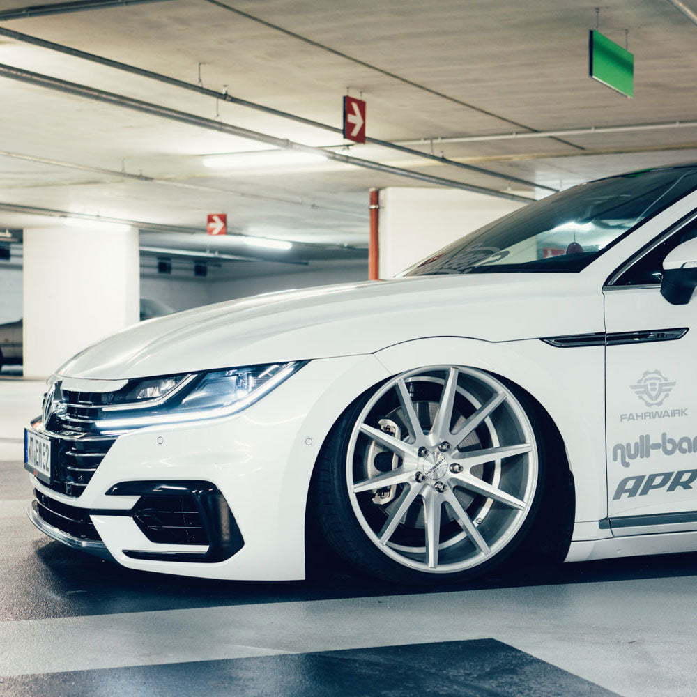 19" Vossen VFS-1 Silver 19x9 Forged Concave Wheels Rims Fits Volkswagen CC