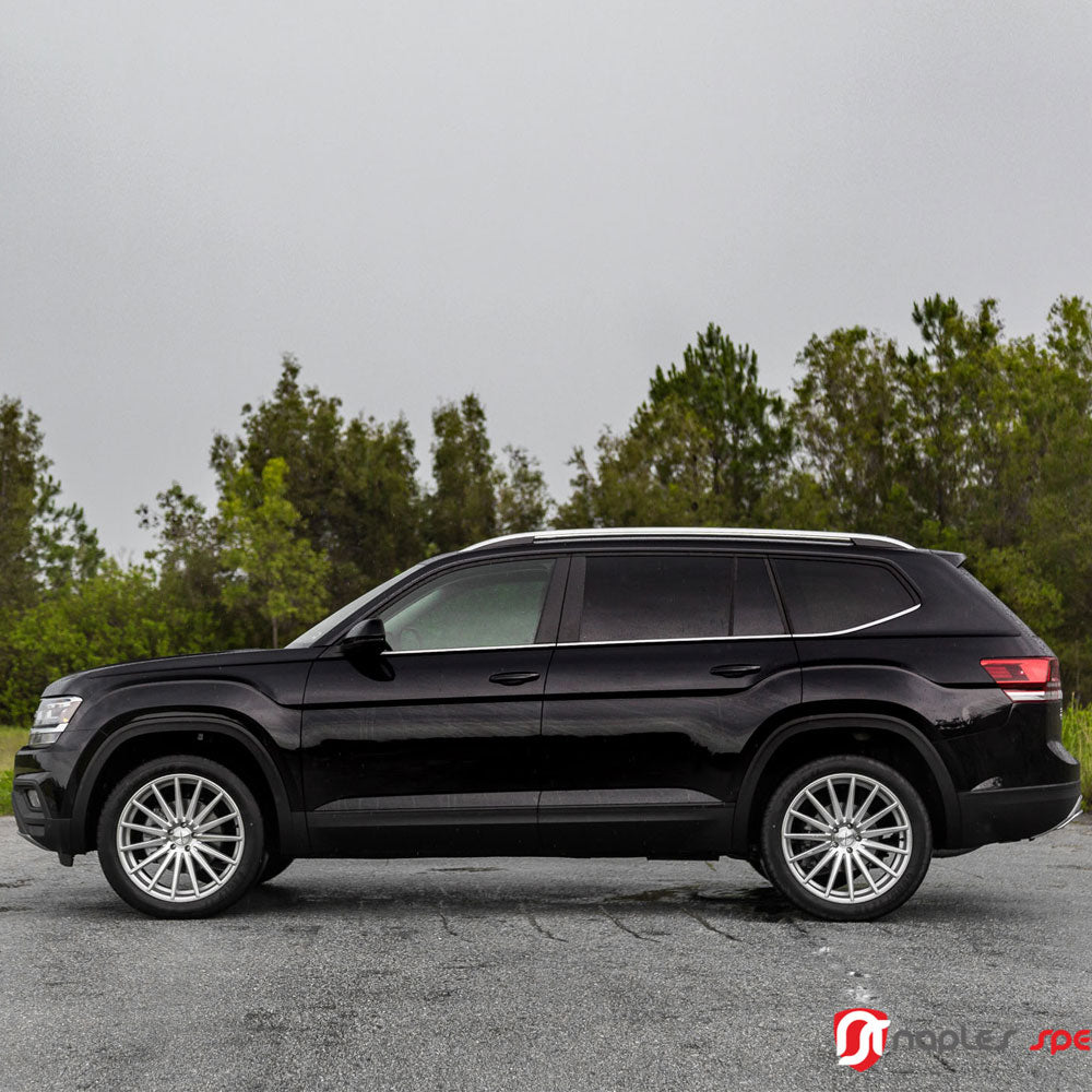 21" Vossen VFS-2 Silver 21x9 21x11 Forged Concave Wheels Rims Fits Porsche Macan