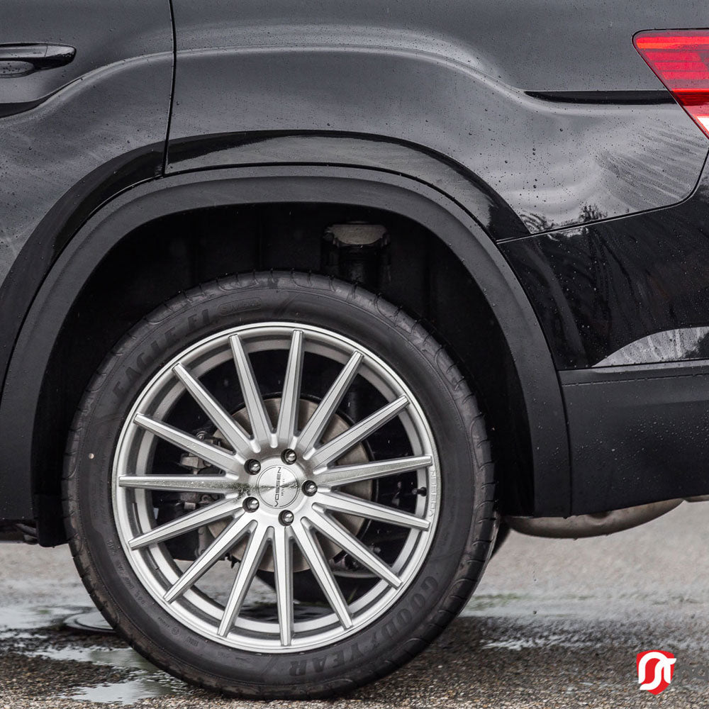19" Vossen VFS-2 Silver 19x9 Forged Concave Wheels Rims Fits Volkswagen Tiguan