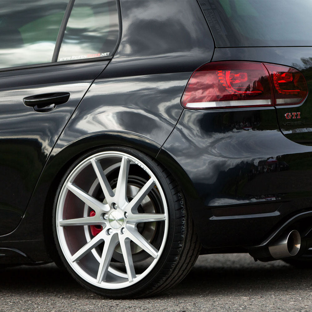 19" Vossen VFS-1 Silver 19x9 Forged Concave Wheels Rims Fits Volkswagen CC