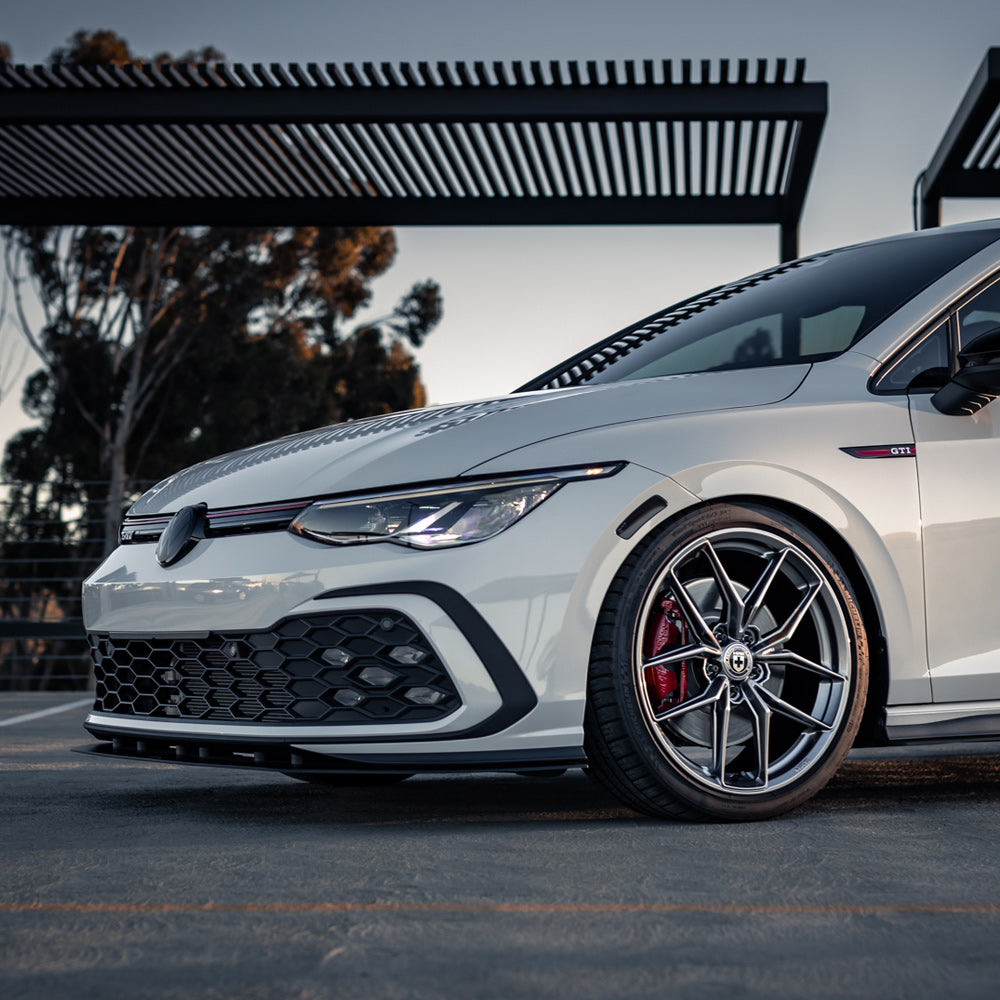 19" HRE FF21 Silver Forged Concave Wheels Rims Fits Volkswagen MK8 Golf R GTI