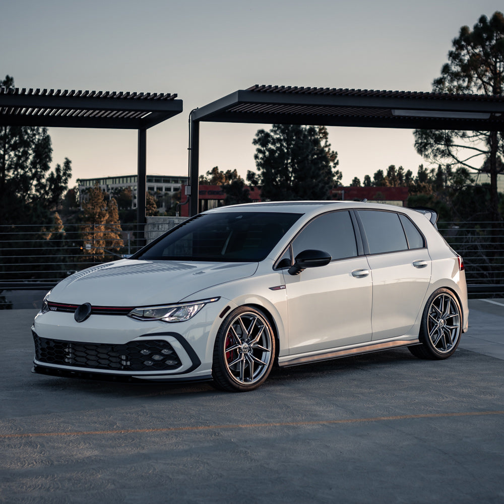 19" HRE FF21 Silver Forged Concave Wheels Rims Fits Volkswagen MK8 Golf R GTI