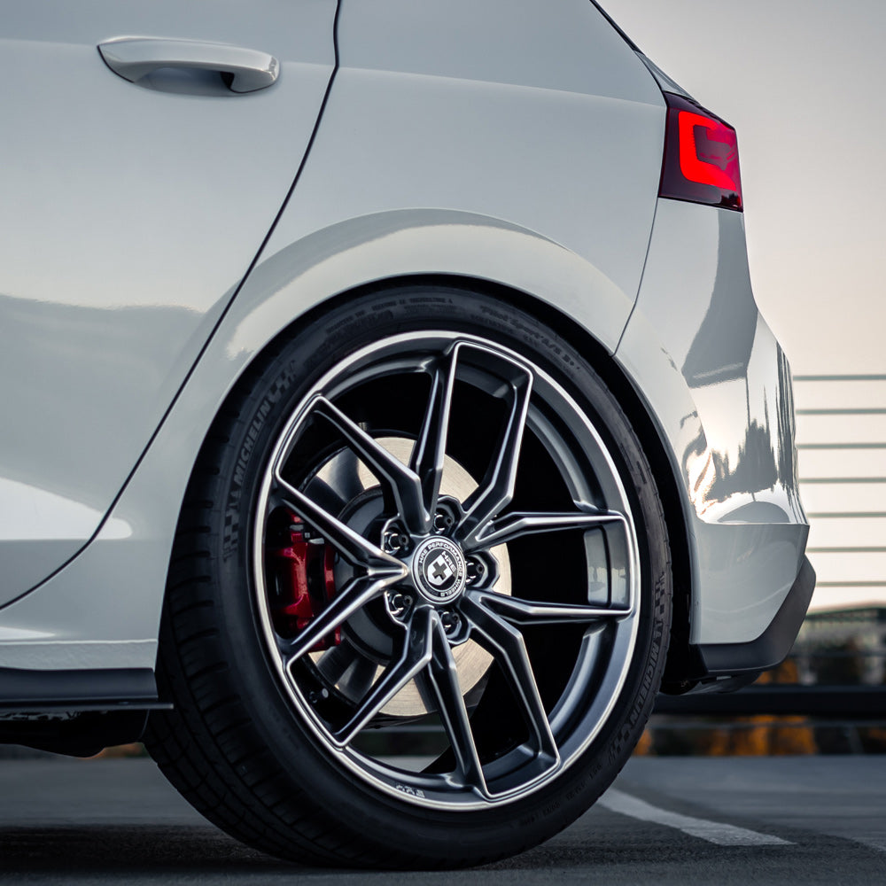 19" HRE FF21 Silver Forged Concave Wheels Rims Fits Volkswagen MK8 Golf R GTI