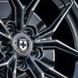 19" HRE FF21 Silver Forged Concave Wheels Rims Fits Volkswagen MK8 Golf R GTI