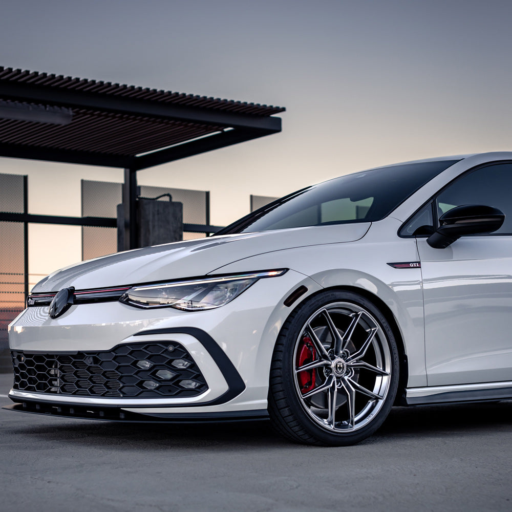 19" HRE FF21 Silver Forged Concave Wheels Rims Fits Volkswagen MK8 Golf R GTI