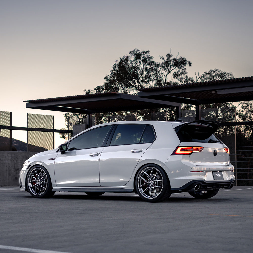 19" HRE FF21 Silver Forged Concave Wheels Rims Fits Volkswagen MK8 Golf R GTI