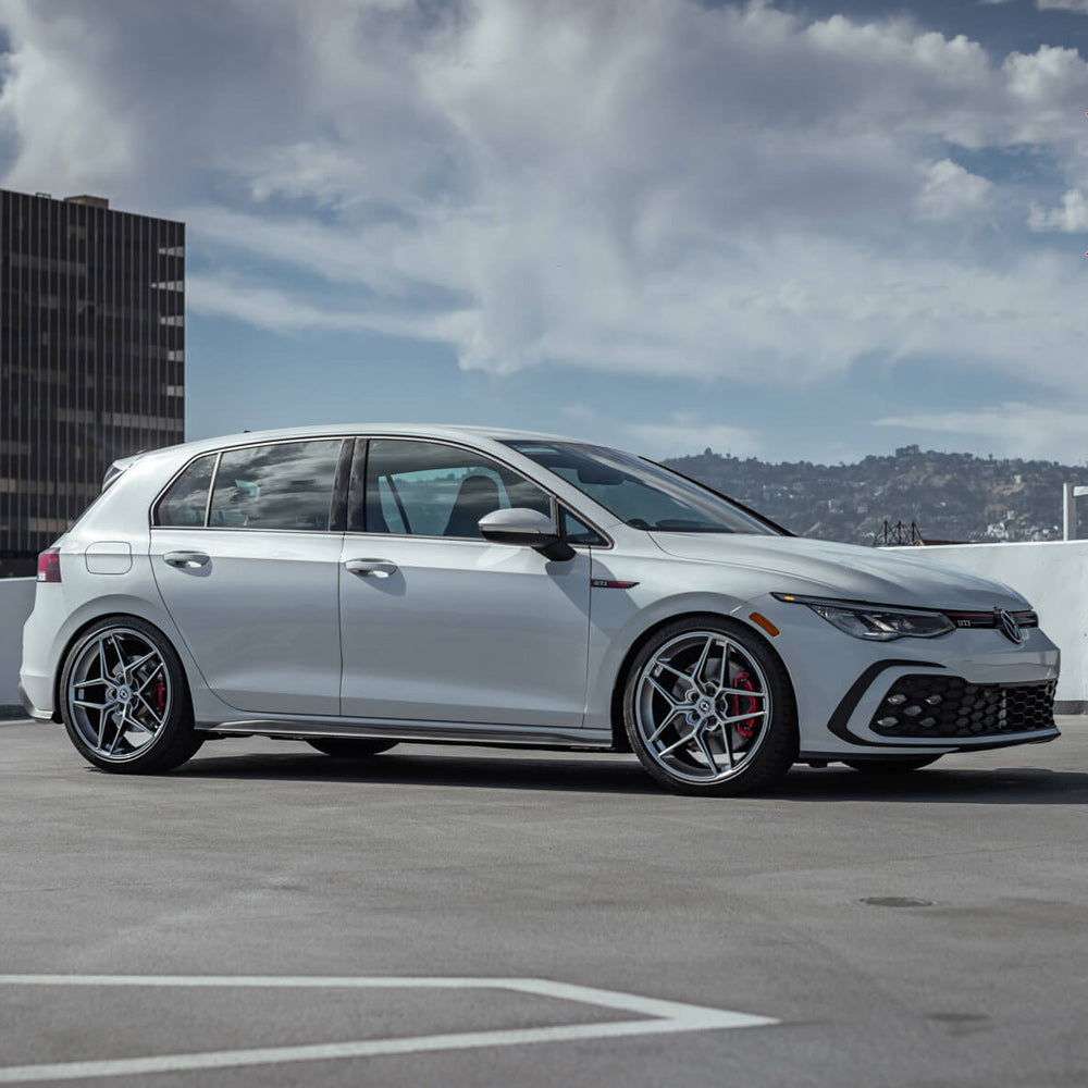 22" HRE FF11 Silver 22x9.5 Forged Concave Wheels Rims Fits Jaguar F-Pace
