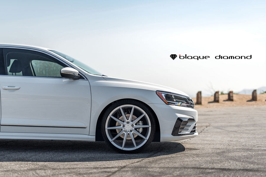 19" BLAQUE DIAMOND BD11 SILVER CONCAVE WHEELS RIMS FITS BMW F30 320 328 335