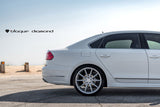 19" BLAQUE DIAMOND BD11 SILVER CONCAVE WHEELS RIMS FITS MERCEDES C250 C300 C350