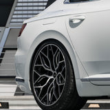 19" Vossen HF2 Black 19X9.5 19X10.5 1197 Concave Wheels Rims Fits Nissan 370Z