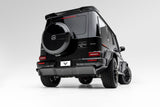 Vorsteiner Aero Rear Diffuser Glossy Carbon Fiber PP 2x2 Fits Mercedes G63 AMG