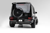 Vorsteiner Aero Rear Diffuser Glossy Carbon Fiber PP 2x2 Fits Mercedes G63 AMG