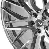 22" Vorsteiner VFF 107 Titanium Concave Forged Wheels Rims Fits BMW E70 X5