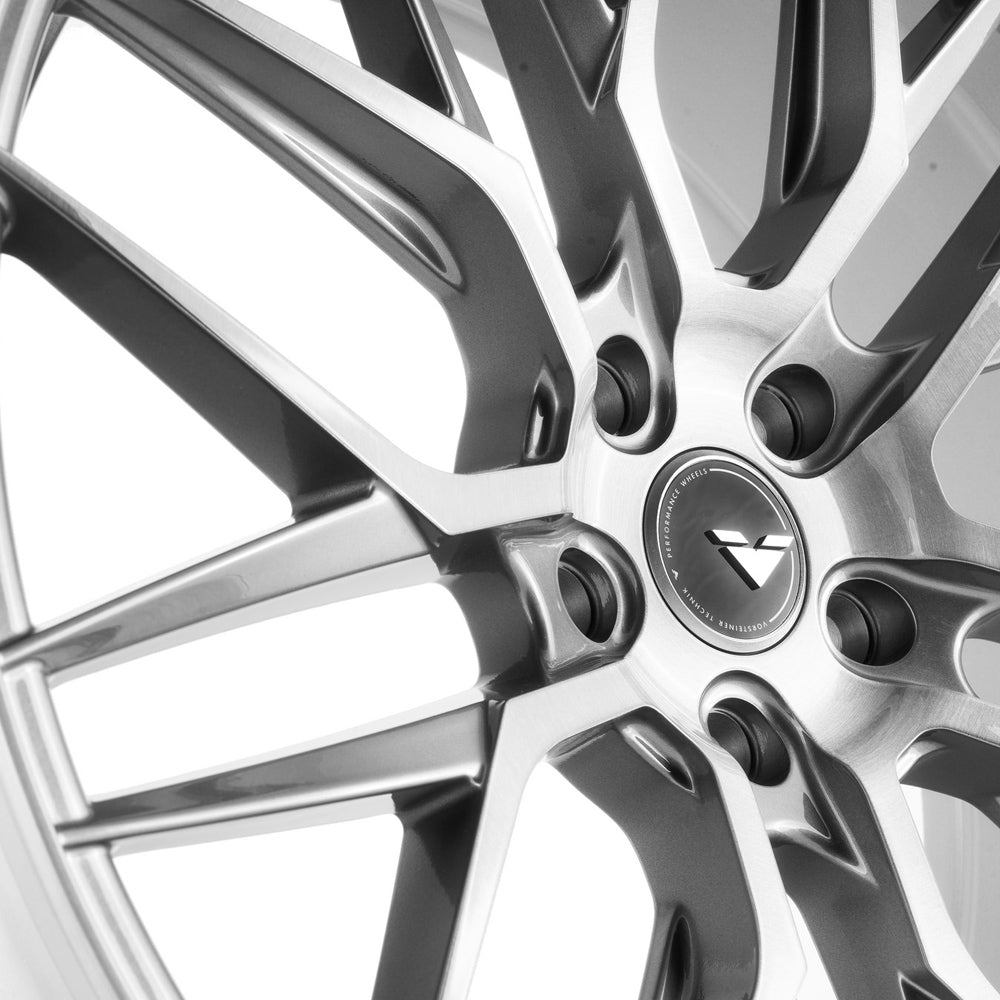 22" Vorsteiner VFF 107 Titanium Concave Forged Wheels Rims Fits BMW E70 X5