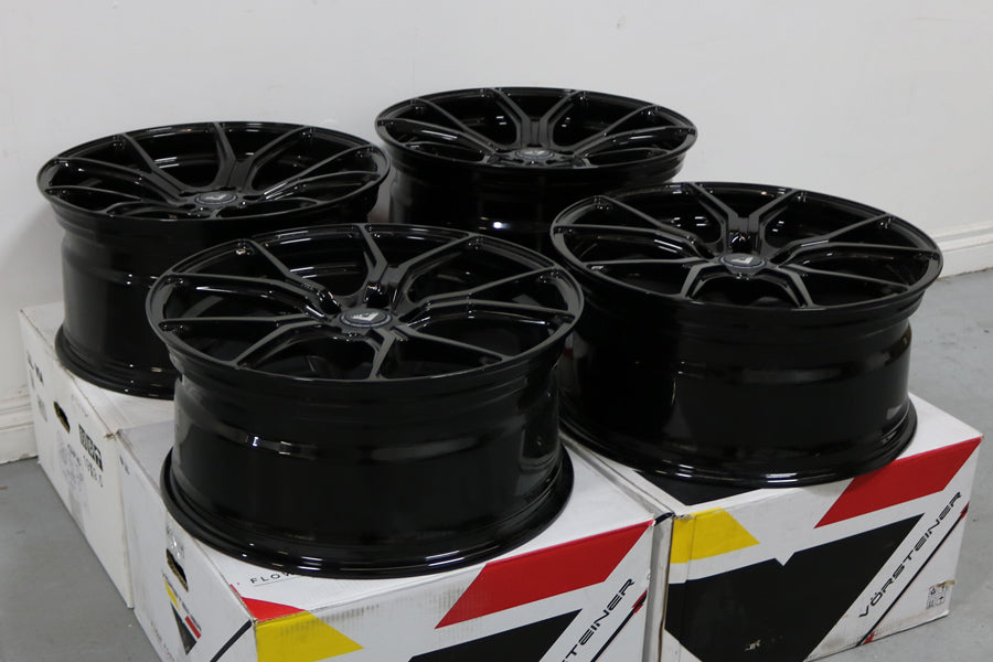 20" Vorsteiner V-FF 103 Forged Black Wheels Rims Fits E350 E550 E63 S550 S63