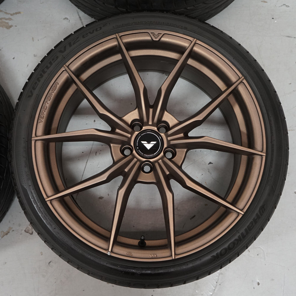 18" Vorsteiner V-FF 108 Forged Concave Bronze Wheels Rims Fits Subaru WWRX