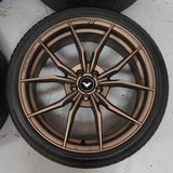 18" Vorsteiner V-FF 108 Forged Concave Bronze Wheels Rims Fits Subaru WWRX
