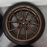 18" Vorsteiner V-FF 108 Forged Concave Bronze Wheels Rims Fits Subaru WWRX