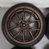 18" Vorsteiner V-FF 108 Forged Concave Bronze Wheels Rims Fits Subaru WWRX